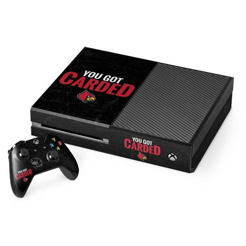 University of Louisville You Got Carded Xbox One Skins